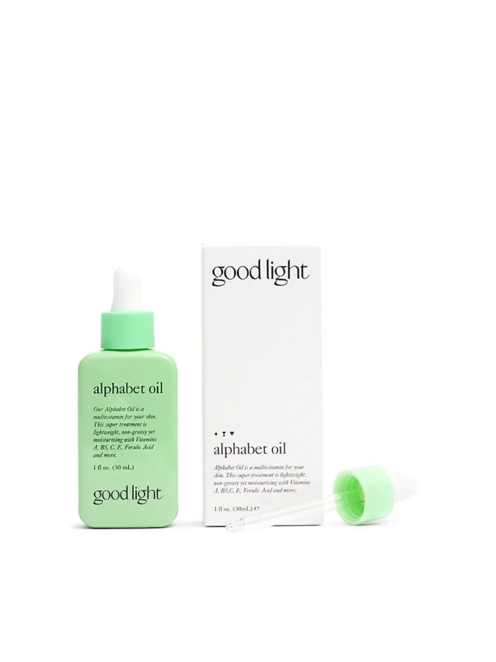 Alphabet Oil - Hydrating Face Oil Serum (Green)
